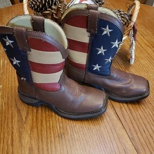 Boys American flag boots